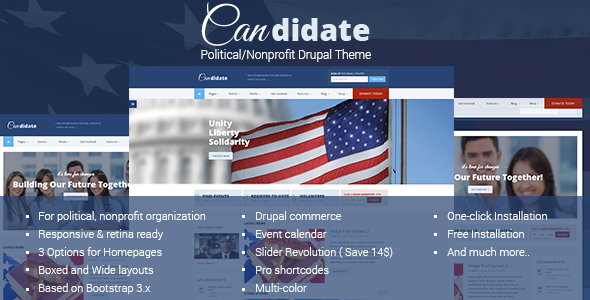 Drupal Candidate theme