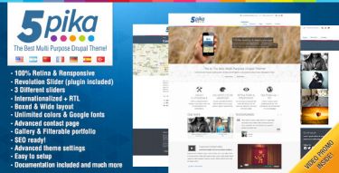 drupal 5pika theme