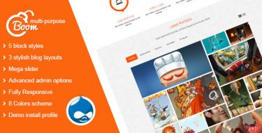 Drupal Boom theme