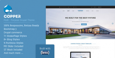 Drupal Copper theme