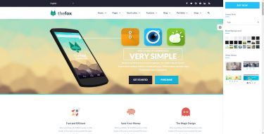 WordPress The Fox Theme