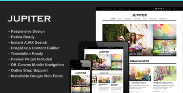 wordpress jupiter v6 theme