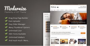 WordPress Modernize Theme