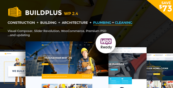 WordPress BuildPlus Construction Theme