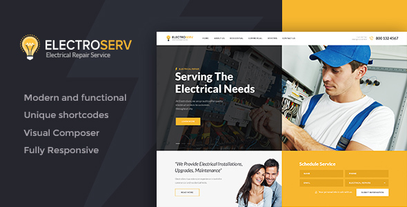 WordPress ElectroServ Theme